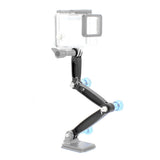 Maxbell 3 in 1 Extension Arm Set Compatible for GoPro Hero Action Cameras Black - Which Allows You to Set Different Angles for Photography or Video
