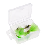 Maxbell 5pcs Green Brass Bead Head Streamers Fly Fishing Flies Saltwater Fly Trout Fishing Lure Baits