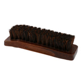Maxbell Professional Practical HorseHair Shoes Shine Polish Buffing Brush Wooden