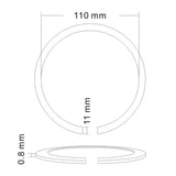 Maxbell Wood Soundhole Rosette Decal Sticker for Acoustic Classical Guitar Replacement