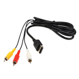 Maxbell For Sega Dreamcast Audio Video Cable Composite RCA Connection AV Cord 1.8m/6ft Length