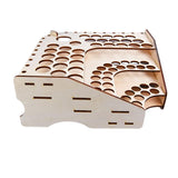 Maxbell Wooden Storage Rack Holder For Acrylic Mr Hobby Mr Color Model Paint #125