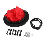 Maxbell Durable Nylon 8 inch Kayak Canoe Hatch Cover Deck Plate & Storage Bag, Deck Loop Pad Eye, Paddle Leash, Screws Accessories