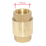 Maxbell Brass 1/2'' Female Thread Spring Vertical Check Valve Hydraulic Control Air Waster Oil Valve