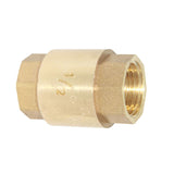 Maxbell Brass 1/2'' Female Thread Spring Vertical Check Valve Hydraulic Control Air Waster Oil Valve