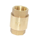 Maxbell Brass 1/2'' Female Thread Spring Vertical Check Valve Hydraulic Control Air Waster Oil Valve