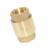 Maxbell Brass 1/2'' Female Thread Spring Vertical Check Valve Hydraulic Control Air Waster Oil Valve