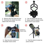 Maxbell Universal Mobile Phone Camera Adapter Mount Telescope Stand Microscope Holder