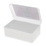 Maxbell 1000pcs/Set Makeup Cotton Pads Squares, Face Cleaning Wipe Tissue Nail Art Remover Cleanser Pads Organic