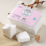 Maxbell 1000pcs/Set Makeup Cotton Pads Squares, Face Cleaning Wipe Tissue Nail Art Remover Cleanser Pads Organic