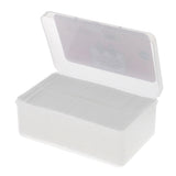 Maxbell 1000pcs/Set Makeup Cotton Pads Squares, Face Cleaning Wipe Tissue Nail Art Remover Cleanser Pads Organic