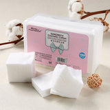 Maxbell 1000pcs/Set Makeup Cotton Pads Squares, Face Cleaning Wipe Tissue Nail Art Remover Cleanser Pads Organic