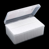 Maxbell 1000pcs/Set Makeup Cotton Pads Squares, Face Cleaning Wipe Tissue Nail Art Remover Cleanser Pads Organic