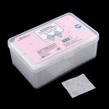 Maxbell 1000pcs/Set Makeup Cotton Pads Squares, Face Cleaning Wipe Tissue Nail Art Remover Cleanser Pads Organic