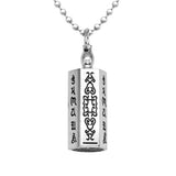 Maxbell Tribe Buddha Om Mani Padme Hum Pendant Prayer Keepsake Urn Necklace Jewelry