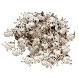 Maxbell 50Pcs Gothic Skull Metal Rivets Claw Studs for Shoulder Bags Clothes Hats Leather Decor