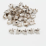 Maxbell 50Pcs Gothic Skull Metal Rivets Claw Studs for Shoulder Bags Clothes Hats Leather Decor