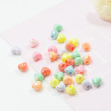 Maxbell 100pcs Mixed Cute Spacer Craft Beads for DIY Hair Tie Ponytail Holder Supply