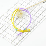 Maxbell 100pcs Mixed Cute Spacer Craft Beads for DIY Hair Tie Ponytail Holder Supply