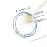 Maxbell 100pcs Mixed Cute Spacer Craft Beads for DIY Hair Tie Ponytail Holder Supply