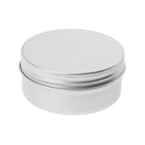 Maxbell 10pcs 50ml Empty Cosmetic Pots Lip Balm Container Jar Small Powder Silver Aluminum Tins with Screw Lid