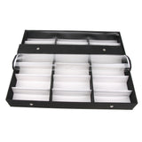 Maxbell 18 Slots Sunglasses Organizer Multiple Eyeglasses Eyewear Display Collection Case Glasses Storage Holder Box