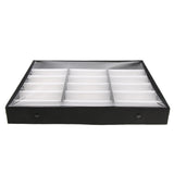 Maxbell 18 Slots Sunglasses Organizer Multiple Eyeglasses Eyewear Display Collection Case Glasses Storage Holder Box