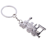 Maxbell Steam Train Locomotive Metal Keychains Keyring Key Chains for Men Women Bag