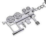 Maxbell Steam Train Locomotive Metal Keychains Keyring Key Chains for Men Women Bag
