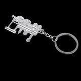 Maxbell Steam Train Locomotive Metal Keychains Keyring Key Chains for Men Women Bag