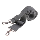 Maxbell Durable DIY Nylon Snare Drum Sling Strap Belt Gray Bass Drum Neck Strap with Hook 70-135cm