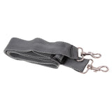 Maxbell Durable DIY Nylon Snare Drum Sling Strap Belt Gray Bass Drum Neck Strap with Hook 70-135cm