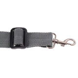 Maxbell Durable DIY Nylon Snare Drum Sling Strap Belt Gray Bass Drum Neck Strap with Hook 70-135cm