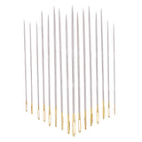 Maxbell 16Pcs/set  Steel Hand Sewing Needles For Embroidery Cross Stitch Gold Eye