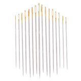 Maxbell 16Pcs/set  Steel Hand Sewing Needles For Embroidery Cross Stitch Gold Eye