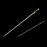 Maxbell 16Pcs/set  Steel Hand Sewing Needles For Embroidery Cross Stitch Gold Eye