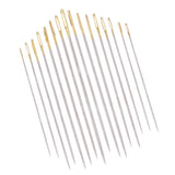 Maxbell 16Pcs/set  Steel Hand Sewing Needles For Embroidery Cross Stitch Gold Eye