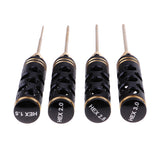 Maxbell 4pcs 1.5/2.0/2.5/3.0 Hexagonal Screw Driver for Repairing Mending