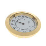 Maxbell Finest Metal Round Acoustic Guitars Hygrometer Humidity Meter Moisture Monitor
