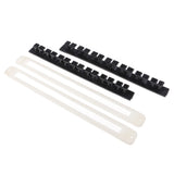 Maxbell 2x VERTICAL 7-ROD STORAGE ROD RACK - Rubber Fishing Rod Holder Wall Mounted