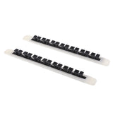 Maxbell 2x VERTICAL 7-ROD STORAGE ROD RACK - Rubber Fishing Rod Holder Wall Mounted