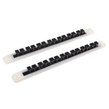 Maxbell 2x VERTICAL 7-ROD STORAGE ROD RACK - Rubber Fishing Rod Holder Wall Mounted