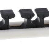 Maxbell 2x VERTICAL 7-ROD STORAGE ROD RACK - Rubber Fishing Rod Holder Wall Mounted