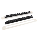 Maxbell 2x VERTICAL 7-ROD STORAGE ROD RACK - Rubber Fishing Rod Holder Wall Mounted
