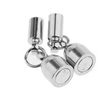 Maxbell 5pcs DIY Jewelry Copper Magnetic Clasp Lady Accessory Findings Home Gifts Silver