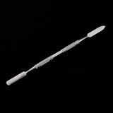 Maxbell 100Pcs 25mm Metal Stickers Design For Non-Magnetic Makeup Pans Suit For Blank Magnetic Makeup Palette with Mixing & Depoting Spatula