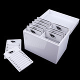 Maxbell Eyelash Storage Box,10-layer Eyelashes Display Stand/ Board Tool,Beauty Grafting Eyelash Board Acrylic Storage Case