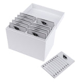 Maxbell Eyelash Storage Box,10-layer Eyelashes Display Stand/ Board Tool,Beauty Grafting Eyelash Board Acrylic Storage Case