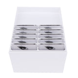 Maxbell Eyelash Storage Box,10-layer Eyelashes Display Stand/ Board Tool,Beauty Grafting Eyelash Board Acrylic Storage Case