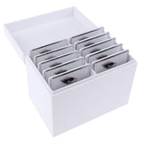 Maxbell Eyelash Storage Box,10-layer Eyelashes Display Stand/ Board Tool,Beauty Grafting Eyelash Board Acrylic Storage Case